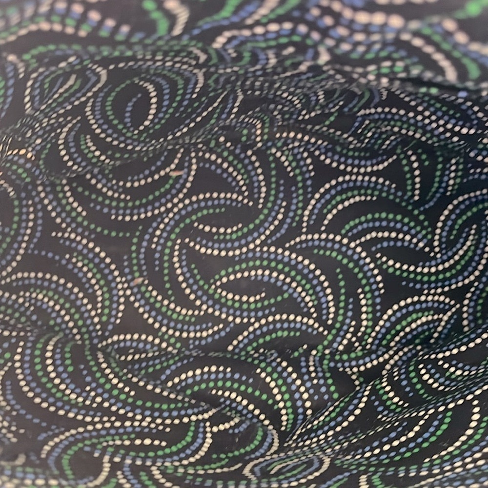 Vera Bradley Black Crossbody Bag with Colorful Paisley Design - Picture 4 of 4